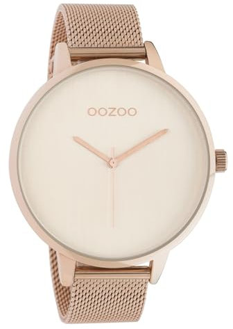 Oozoo Damen Armbanduhr Timepieces Analog Metall Rosegold UOC10864 Analoguhr