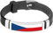 Taffstyle Damen Herren Silikon Armband Armreif Deutsche National Flagge Fahne Fanartikel EM WM verstellbar Schmuck Basketball Handball Fussball Eishockey Land Tschechien