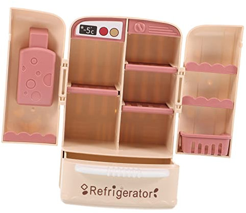 JOINPAYA Miniature Fridge Doll House Furniture Réfrigérateur Jouet pour Maison De Poupées Accessoires De Cuisine Et Décoration Miniature