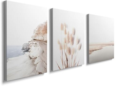 Nature Pictures for Walls Framed Decor - Abstract Wall Art Canvas for Bedroom Kitchen YH1507