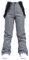 SAUTRV Damen-Skihose: warme Winterhose für Damen, wasserdichte Skihose mit Knopf, Thermo-Schneehose, Thermo-Fleece-gefüttert, warme Softshell-Wanderhose, grau, 48