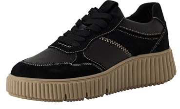 Tamaris Sneaker Materialmix Leder/Synthetik schmal
