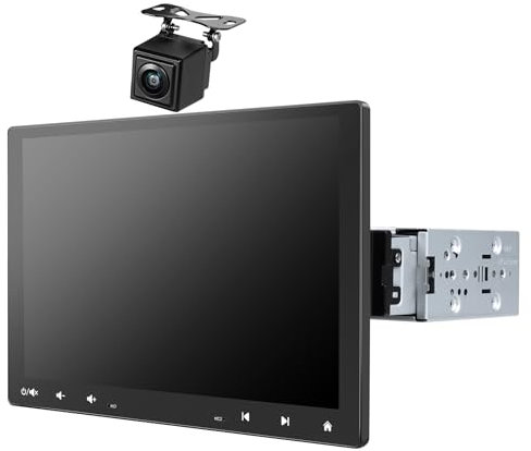 ATOTOZONE A5L 10 Zoll Android Autoradio, Adaptiv für 1DIN & 2DIN, Schwebendes Display, Wireless CarPlay & Android Auto, WiFi/BT/USB Tethering, MirrorLink, 2G+32G, DSP/FM/RDS, 2G+32G, A5LG110T