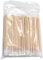 Palitos de naranja para uñas 100 hisopos de algodón puntiagudos de 7, 6 cm con punta de precisión aplicadores de maquillaje desechables para retoques de esmalte de uñas maquillaje y microblading.