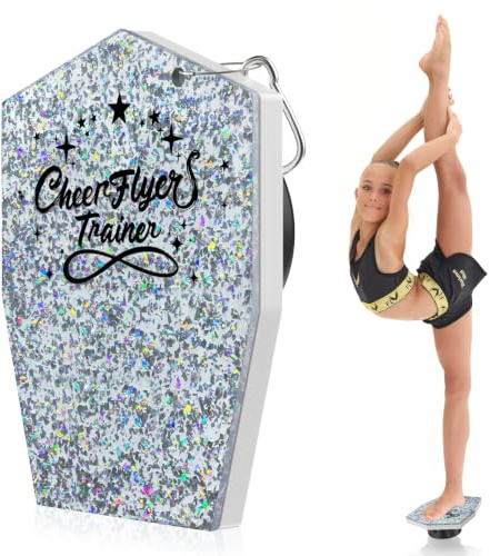 MUNNAR Flyer Cheer Stand - Cheerleading Balance Board für Flyer, Core Strength & Flexibilität Training Board, Cheer Stand Übungsgeräte für Stunts Training, Gymnastik Balance Trainer