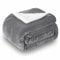 SOCHOW Sherpa Fleece Throw Blanket, Double-Sided Super Soft Luxurious Plush Blanket 150cm×200cm, Grey
