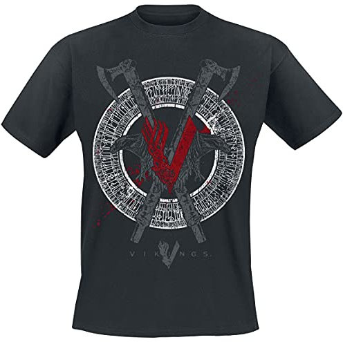 Vikings Odin Männer T-Shirt schwarz XL 100% Baumwolle Fan-Merch, TV-Serien, Wikinger