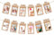 Baby Ersten Geburtstag Foto Banner Girlande, Kinder Monatlich Bild Prop Kraftpapier Rahmen, Hängende Wanddekoration für Party Dekor, Heilige Kommunion, Baby-Dusche, Taufe