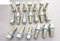 Kit 20 Bulloni Ruota Compatibili Con MERCEDES CLASSE A B C V CLA SLK CLC VITO Fissaggio Ruote Gomme Cerchi In Acciaio e In Lega in Ferro Farad MADE IN ITALY