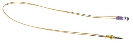 Termocoppia di sicurezza Electrolux Rex Aeg Zanussi - Lunga 500 mm. Testa 28,5 mm. - Testa funzionale 16,5 mm. - Attacco minijack - 8076440026 - H4803/OR - Prodotto originale