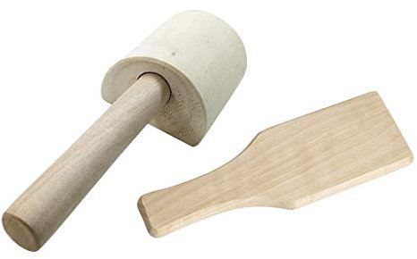 Harilla 2Pcs Holz Utensilien Paddel Art Modellierung für Figur Keramik Werkzeug