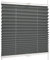 SchattenFreude Basic Klemmfix-Plissee für Fenster | Mit Klemm-Haltern | Ohne Bohren | Anthrazit, Breite: 140cm x Höhe: 150cm
