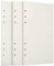 A6 Papier, [3 Packungen] Toplive 100GSM dickes Nachfüllpapier 6 Löcher Nachfülleinlagen Loose Notizpapier A6 Refill Paper 135 Blätter (270 Seiten) für 6 Ring Binder Notizbuch, Linie Papier