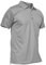 KEFITEVD Mens Summer Golf Shirts Quick Dry Workout Polo Shirts Short Sleeve Breathable Polyester T-Shirts,Light Grey,XL