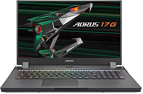 GIGABYTE Ordinateur Portable 15.6'' Gaming en AZERTY Clavier Français avec RTX3060 6G - AORUS 17G KD-72FR325SH