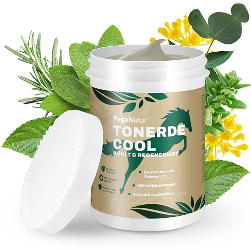 PegaNatur Tonerde COOL mit Essigsäure 1,25kg [wohltuend & kühlend] Pferde