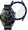 Brifu Custodia compatibile con Huawei watch GT3 46mm PC Cover con Protezione in Vetro Temperato, Protezione Totale Ultra Sottile per Custodia Protettiva-blu