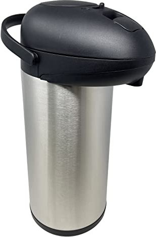 Stainless Steel Airpot Flask 5 Litre Air Pot Insulated Vacuum Thermal Flask Jug Keeps Drinks Hot Or Cold for Hours HTUK®