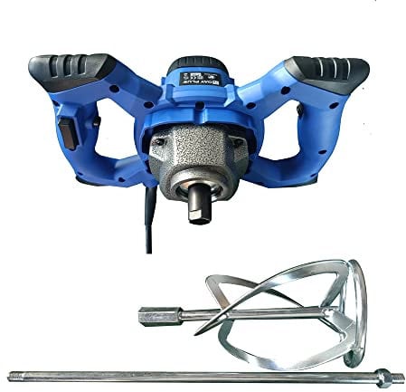 Mezclador de Mortero de 2600w, Mezclador de Hormigón Eléctrico de 6 Velocidades, 0-1700 RPM, Agitador M14, Para Mezcla de Pintura, Pasta de Cemento, Hormigón, Mortero, Forraje