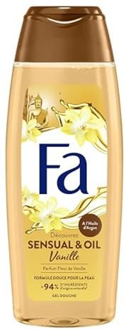 Fa Lot de 3 gels douche Sensual & Oil Vanille pour femme 250 ml