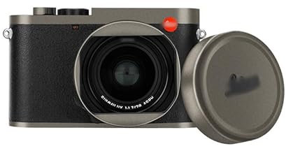 JJC Kratzfester Schutzaufkleber für Leica Q3 Digitalkamera, rutschfeste Kameragehäuse, Skin Cover Film (dunkelgoldenes graues Muster)