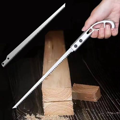 Chicken Tail Saw, Mini Hand Saw, Garden Wall Saw, Plastic Handle Fine Tooth Saw, Woodworking Tools、Suitable for Various Occasions