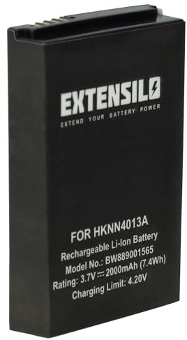 EXTENSILO batteria compatibile con Motorola DTR700, DTR720, Q9c, EVX-S24, I576, SL1600, Q9e, DTR600 radio (2000mAh, 3,7V, Li-Poly)