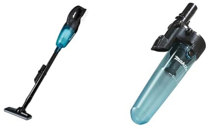 Makita DCL180ZB Vacuum Cleaner Li-ion LXT, Batteries and Charger not Included, Black, 18 V & 191D73-9 Cyclone Attachment Set (Lock) Black