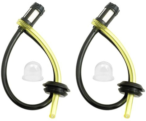 Kit Universale di 4 Pezzi Filtro Benzina e Tubo Carburante per Decespugliatore,Ricambi per Tosaerba, Motoseghe e Tagliasiepi,Include Guarnizioni, Lampadina Primer e Tubo Flessibile Benzina per Motore