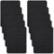 ZEYIYER 10 Stück Bügelflicken Schwarz, 12,4 x 9,4 cm Flicken zum Aufbügeln, Aufbügelflicken Iron on Repair Patches, Patches zum Aufbügeln für die Reparatur Kleidung Kindern und Erwachsenen