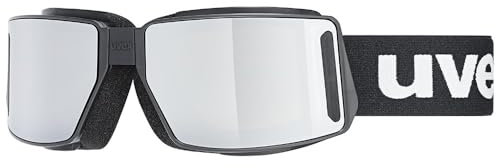 Uvex mtn tour - Sportbrille für Damen und Herren - beschlagfrei - beschlagfrei - black matt/mirror silver - one size