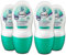 5er Set: Balea 4 x Antitranspirant Deo Roll-on 5in1 Protection, 50 ml - 1 x Topfpflanze, künstlich