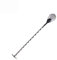 Stainless Steel Twisted Mixing stainless steel spoon 28Cm Long Handle Mixing stainless steel spoon Long Cocktail stainless steel spoon Bar stainless steel spoon Sliver Stable