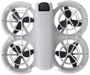 ZJRXM Neo Propellerschutz für DJI Neo Drohne Protective Bumper Anti-Collision Prop Protector für DJI Neo Zubehö, Antikollisions im Flug (Grau)