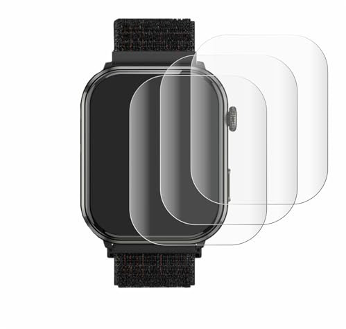 Savvies (4 Pack Full-Screen Protection Film compatible with Blackview R60 1.96 Full Cover Screen Protector 3D Curved [Edge to Edge]