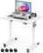Xyndyx Höhenverstellbarer Schreibtisch, 80x60 cm, Glattes Einteilige Tischplatte, elektrischer Schreibtisch höhenverstellbar, Computertisch mit Memory Funktion, Weiß