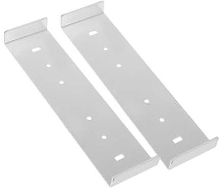DIYEAH Mailbox Mounting Bracket 2 Pcs Space-saving Design for Wide Base Mailboxes Easy Installation
