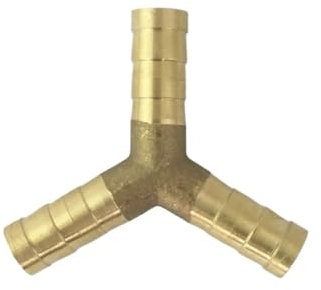 Raccord cannelé en Y à 3 voies, 6 mm - 12 mm, laiton, cuivre, raccord cannelé(6mm Barbed)