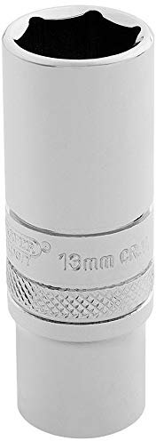 Draper Bt-mm/B 1/10,2 cm carré d'entraînement Hi-Torq Douille profonde 6 points (13 mm), bleu, 13 mm