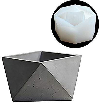 Nicole Silicone Cement Mold for Concrete Flower Pot Making Mould Handmade Craft Bonsai Tool