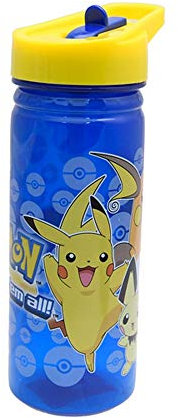 Pokémon - Borraccia per acqua 'Gotta Catch Them All' (Taglia Unica) (Blu/Giallo)
