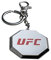 PSG UFC Schlüsselanhänger, Zamac-Logo, Rot und Schwarz, Größe S