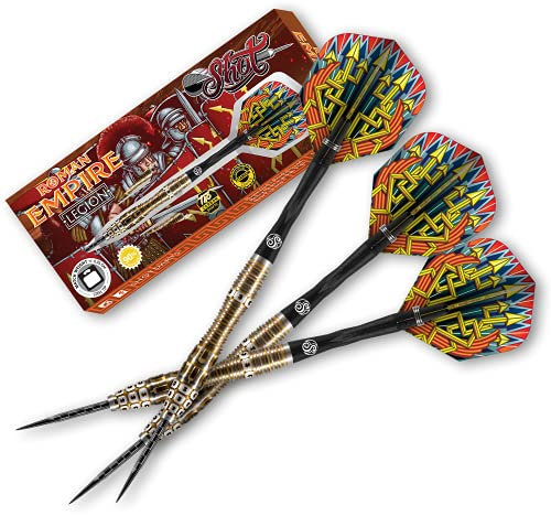 Shot Steel Dart Roman Empire Legion 90% Tungsten Steeltip Darts Steeldart (24 Gr)
