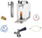 Untertheken Komplett Set - Bier Zapfanlage, Bierzapfanlage PYGMY 25/K mit Membranpumpe, 1-leitig Trockenkühlgerät aus Edelstahl, 35 Liter/h, inkl. Schanksäule, Green Line, Zapfkopf:NC Adapter