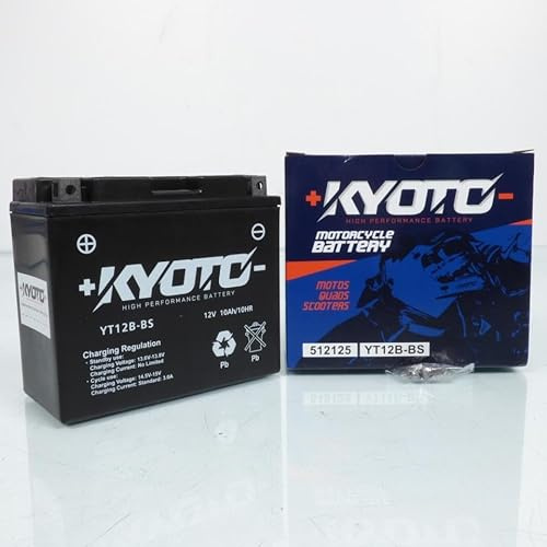 Kyoto SLA Battery for Bimota 1198 DB5 R RE 2007 to 2013 YT12B-BS SLA / 12V 10Ah