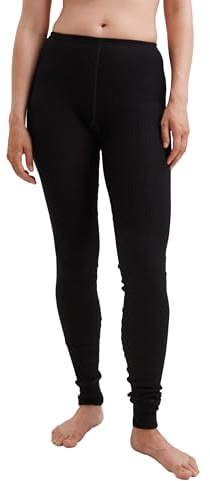 DILLING Ribbed women's leggings - organic merino wool