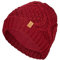 mh michael heinen Damen Strickmütze, Beanie, Fleece Fütterung, schnell trocknend, dehnbar, OneSize Bordeaux OS