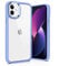 ULAK für iPhone 11 Hülle, Durchsichtig [Anti-Gelb] Handyhülle Clear Schutzhülle Bumper Transparent Stoßfest Case Cover für iPhone 11 6,1 Zoll - Lila