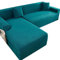 uyeoco Sofabezug Couchbezug Sofa Überwurfdecke L Form/U Form/Ecksofa 3/2/4 Sitzer Sofahusse Beige/Grau rutschfest Sofa Abdeckung Hund Katze Sitzflache Sofaschoner (Color : N, Size : 235-300cm)