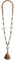 SHTGOI Damen Holzperlen Halskette Böhmisches Lange Pullover Kette Vintage Handgefertigte Halsketten mit Quaste Anhänger Halsschmuck Schmuck Zubehör Bekleidung Accessoires Geschenke 1#